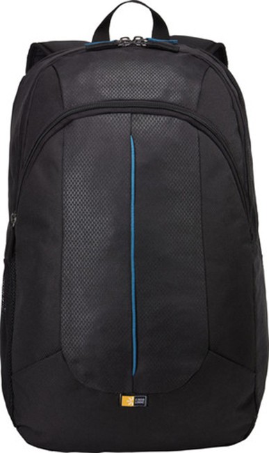 RUCSAC CASE LOGIC, pt. notebook de max. 17.3 inch, 2 compartimente, buzunar frontal | buzunar lateral x 2 | buzunar dorsal, waterproof, poliester, neg