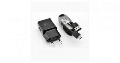 Incarcator Retea cu Cablu microUSB pentru Samsung, 15W, 1.67A, 1 x USB-A, 2A, Negru, EP-TA20EBE+ECB-DU4ABE foto