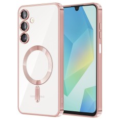 Husa pentru samsung galaxy a16, atasare magnetica, magsafe, pink foto