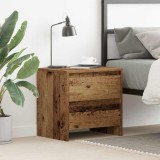 vidaXL Dulap de noapte Lemn vechi 45 x 34 x 44.5 cm Lemn compozit