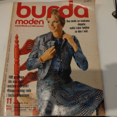 Revistă de modă veche, vintage Burda. 11 noiembrie 1970. Revistă Burda