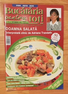 Revista Bucataria pentru toti Nr. 10 (42) Octombrie 2005 foto