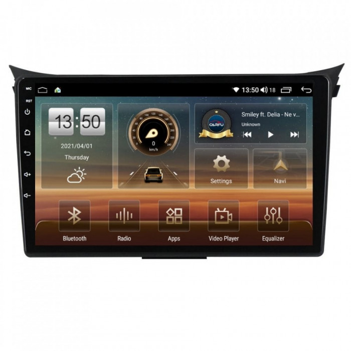 Navigatie dedicata cu Android Hyundai i30 2011 - 2017, 8GB RAM, Radio GPS Dual