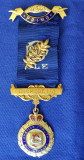 Medalie masonica veche - Primo Diomede Logde 1936- Marea Britanie