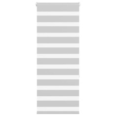 Jaluzea tip zebra gri deschis latime tesatura 60,9 cm poliester