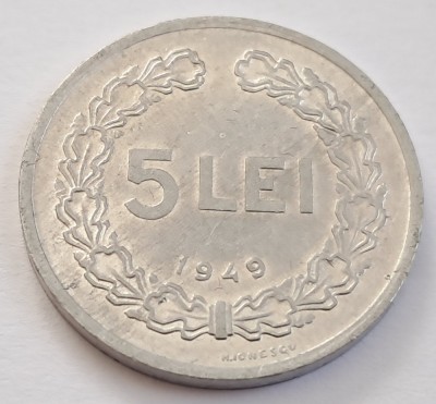 5 Lei 1949 Aluminiu foto