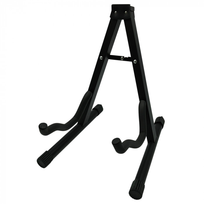 Stativ universal pliabil IdeallStore&reg; pentru chitara, 38 cm, metalic, negru