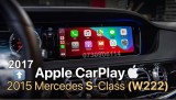 Mercedes Apple CarPlay AndroidAuto S CLASS W222 C GLC Waze Youtube