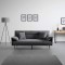 Canapea Fiore 199x95x90 cm Rabatabila Catifea Gri (cod AF 210103-74)