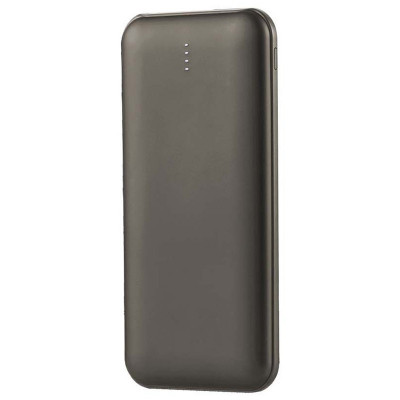 Power bank 10000mah cu cablu 30cm tip c - gri antracit foto