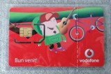 ROMANIA CARTELA Vodafone nr. 1 cu SIM CIP in tipla originala - PENTRU COLECTIONARI **