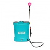 Pompa de stropit, vermorel electric cu rezervor 20L, baterie 12V/8Ah, 4 duze, debit 4 l/min, presiune 6.8 bar THOR
