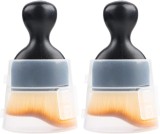 Set 2 perie profesionala cu peri moi, JENUOS&reg;, ideala pentru detailing interior auto, trimuri, piele auto,