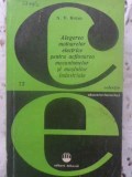 ALEGEREA MOTOARELOR ELECTRICE PENTRU ACTIONAREA MECANISMELOR SI MASINILOR INDUSTRIALE-N.V. BOTAN-276910