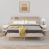 VidaXL Noptiere, 2 buc., alb, 42x38x45 cm, lemn prelucrat