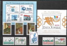 C3919 - Lot timbre nestampilate Romania + Liechtenstein) MNH