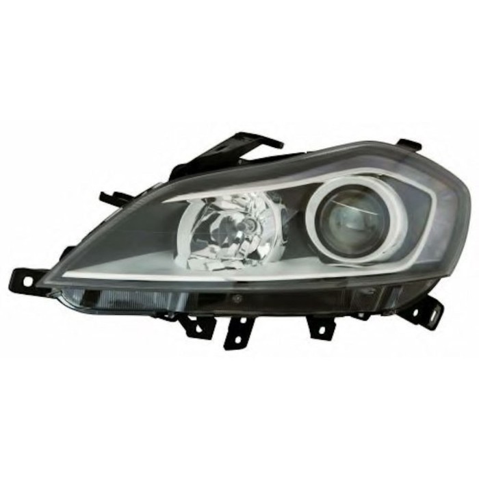 Far Lancia DELTA, 07.2008-, partea Stanga, electric, tip bec H7+H7, cu motoras, Depo