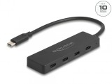 HUB USB type C 10Gbps la 4 x USB type C, Delock 64322