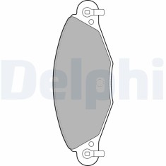 DELPHI LP1655 set placute frana,frana disc foto