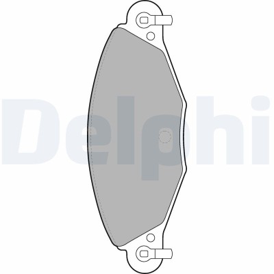 DELPHI LP1655 set placute frana,frana disc foto