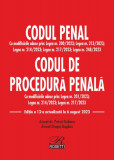 Codul penal Codul de procedură penală. Ediția a 13-a actualizată la 6 august 2023 - Paperback brosat - Dragoş Bogdan, Petruţ Ciobanu - Rosetti Interna