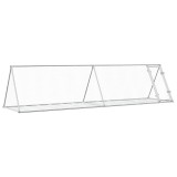 Cumpara ieftin Cusca de iepuri, argintiu, 400x105x91 cm, otel galvanizat