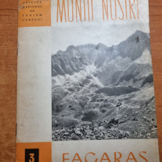 colectia muntii nostri - fagaras - anii " 60 - contine harta