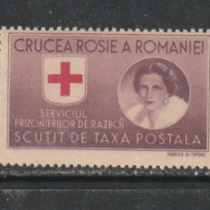 Romania 1946 - Crucea Rosie Scutire Porto 3v MNH