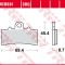 Set placute frana fata TRW MCB834 - BMW G 310 - C 400 - KTM Duke - RC 125-200-250-390cc
