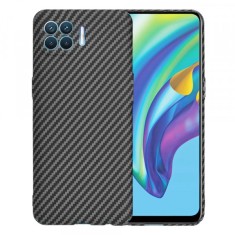 Husa pentru Oppo Reno4 Lite, Techsuit, Carbonite FiberShell, Neagra foto
