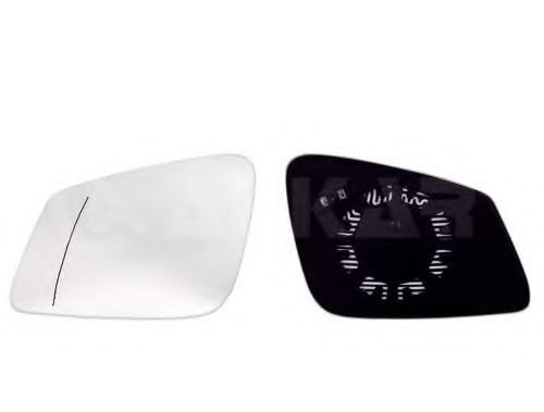 Sticla oglinda, oglinda retrovizoare exterioara BMW Seria 7 (F01, F02, F03, F04) (2008 - 2015) ALKAR 6476845