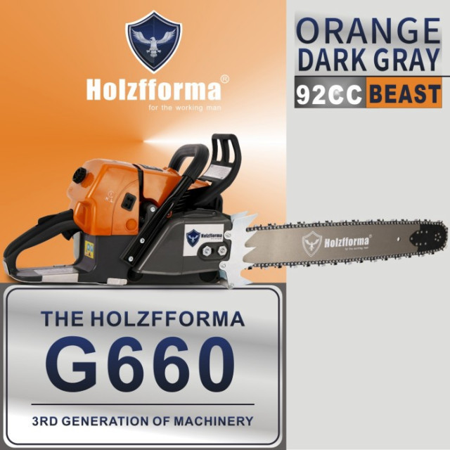 Drujba Holzfforma® G660 92cc (fara lama si lant) ORANGE | Okazii.ro