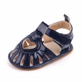 Sandale bleumarine pentru fetite - Heart (Marime Disponibila: 12-18 luni