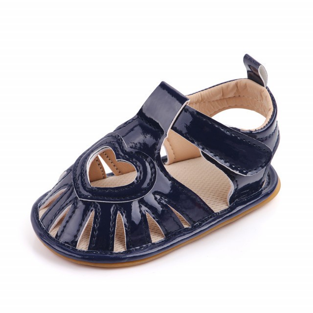 Sandale bleumarine pentru fetite - Heart (Marime Disponibila: 12-18 luni