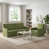 Cumpara ieftin Set de canapea 2 pcs Verde deschis Catifea