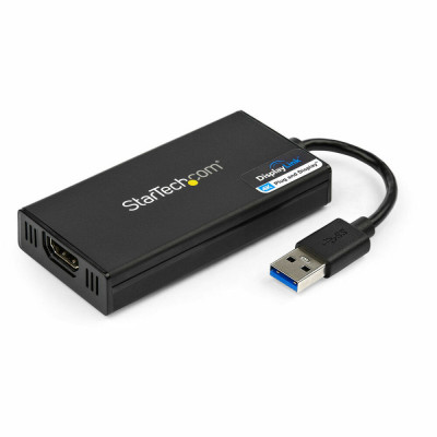 USB 3.0 to HDMI Adapter Startech USB32HD4K Black foto