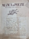 Muzica si poezie, Revista Filarmonicei - anul II, 1937, Februarie, nr 4
