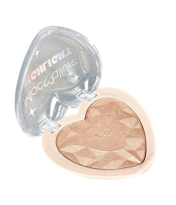 Iluminator Pudra, Mocallure, Highlight Heart, Bronze, 04, 4.8 g