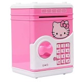 Pusculita seif pentru copii , rulare automata a bancnotelor, roz