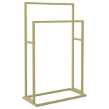 Cumpara ieftin Suport de prosoape autonom, auriu, 48x24x78,5 cm, fier