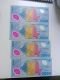 Vand bacnote de 2000de lei cu eclipsa