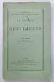 LA LOGIQUE DES SENTIMENTS par TH. RIBOT , 1905