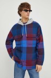 Levi&#039;s jacheta de bumbac culoarea albastru marin, de tranzitie
