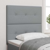 Cumpara ieftin Tăblie cu LED cu lumini cu bandă LED Gri deschis 90 cm țesătură