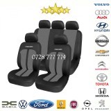 Huse auto universale Premium pentru scaune -negru-gri, Carguard