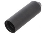 Cap Termocontractabil 20mm Negru Polyolefină