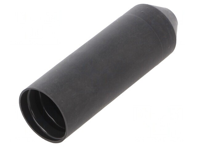 Cap Termocontractabil 20mm Negru Polyolefină