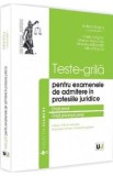 Teste-grila pentru examenele de admitere in profesiile juridice. Drept penal si Drept procesual penal - Adrian Stoica, Vasile Draghici, Marian Alexand