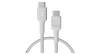 Cablu Greencell PowerStream USB-C 0.3m 100W &Icirc;ncărcare Rapidă PD Alb