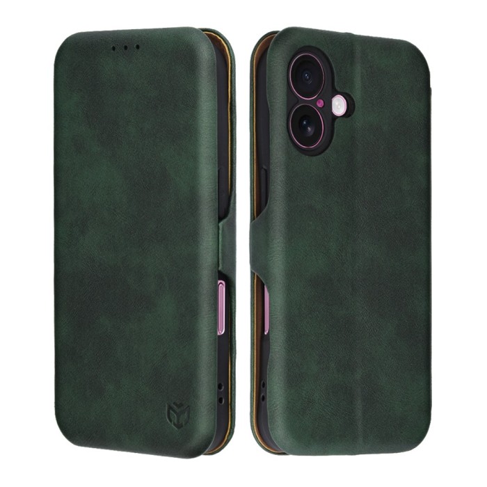 Husa 360&Atilde;&sbquo;&Acirc;&deg; iPhone 16 Plus Techsuit Safe Wallet Plus, verde